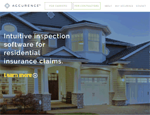 Tablet Screenshot of accurence.com